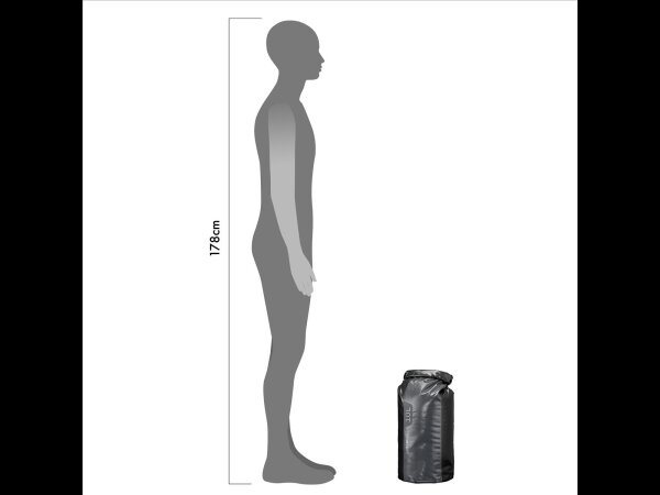 Dry-Bag PD350; 10L; black-grey - Ortlieb
