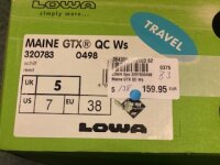 MAINE GTX von er Firma: Lowa