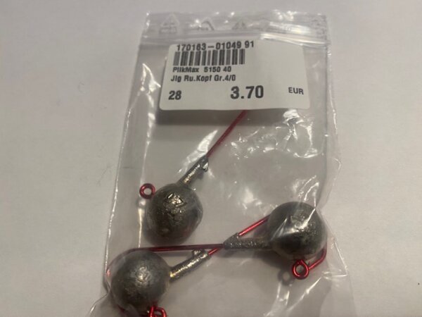 VMC Jighaken Rundkopf # 4/0 von er Firma: Pilk Max