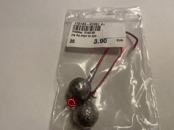 VMC Jighaken Rundkopf # 6/0 - Pilk Max