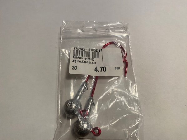 VMC Jighaken Rundkopf # 8/0 - Pilk Max