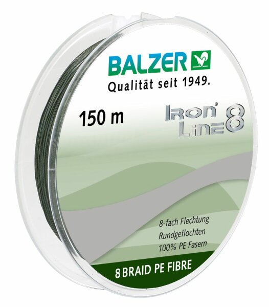 IRON LINE  8 fach Flechtung Green