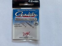 GAMAKATSU MICRO TREBLE RED #20 - Gamakatsu